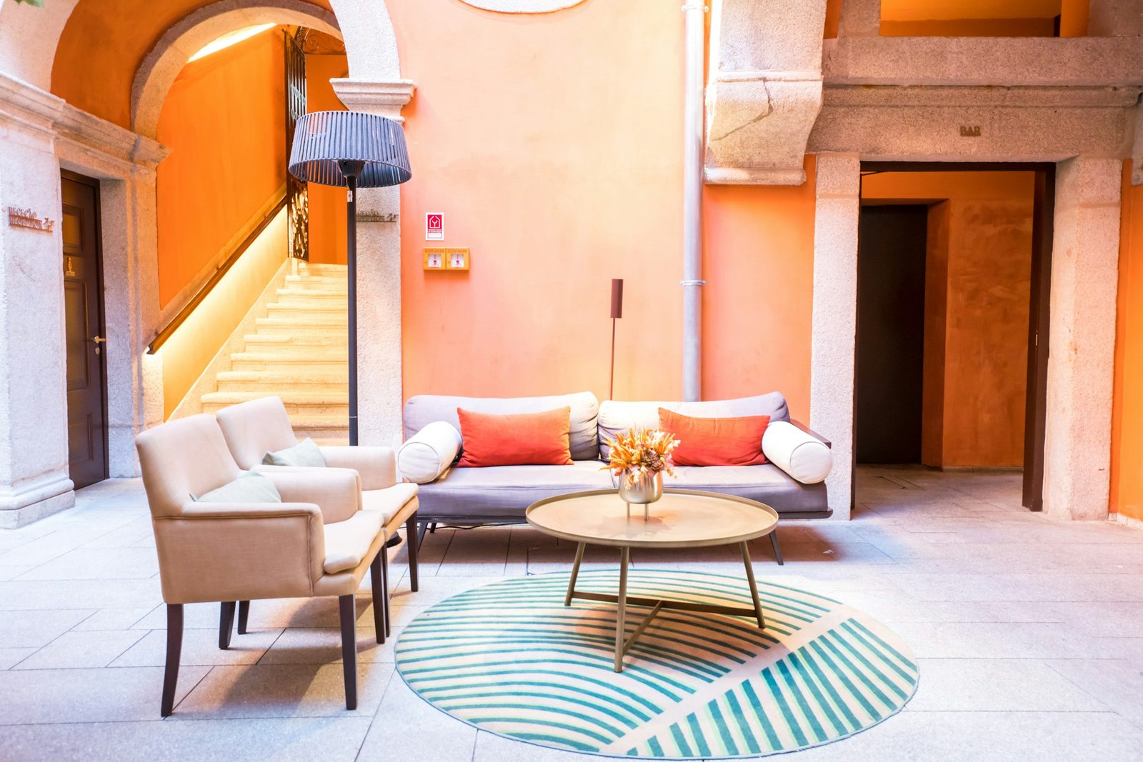 Senior living community common area
