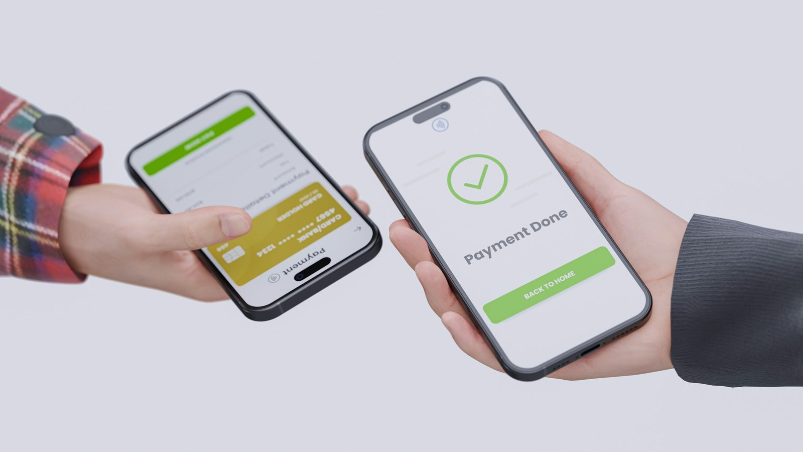 Digital payments and financial software interface
