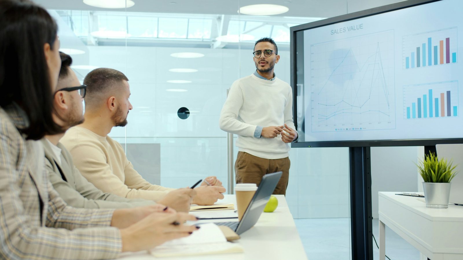Marketing analytics dashboard with campaign metrics